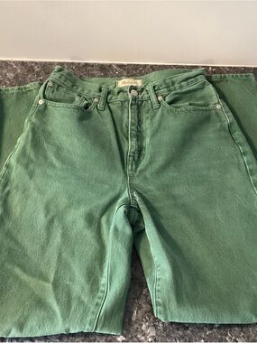Madewell Green High-Waist Jeans